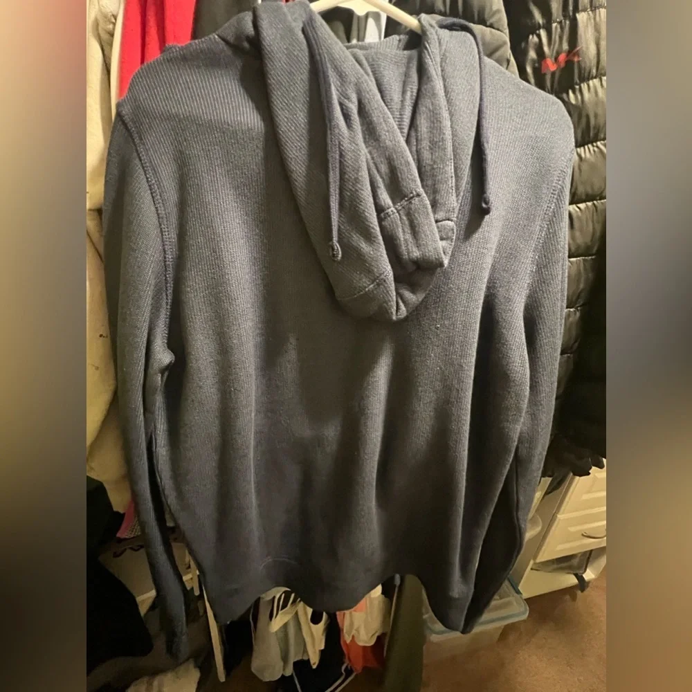 Banana Republic Navy Blue sweater Hoodie; Size Small new men